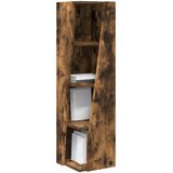  Kutni ormarić Dimljeni hrast 27,5x27x102cm Konstruirano drvo | shoptok.hr