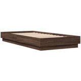  Okvir za krevet s LED svjetlima smeđa boja hrasta 90 x 200 cm | shoptok.hr
