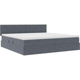  Krevet s od storage s madracem Tamno siva 200 x 200 cm Baršun | shoptok.hr