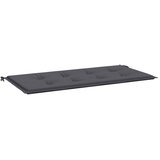  Jastuk za vrtnu klupu antracit 120x50x4 cm tkanina Oxford | shoptok.hr