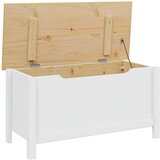  Kutija za spremanje Bijela i medeno smeđa 90 x 40 x 45 cm - Bijela i medeno smeđa | shoptok.hr