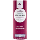 BEN & ANNA pink Grapefruit Prirodni dezodorans, 40 g