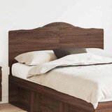 vidaXL Vzglavje z vzglavjem Rjav hrast 160 cm Konstruiran les | Shoptok.si