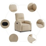  Naslonjač od tkanine krem | shoptok.hr
