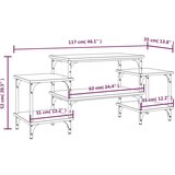 vidaXL TV omarica sonoma hrast 117x35x52 cm inženirski les | Shoptok.si