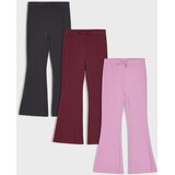 Sinsay Pamučne flare tajice 3 pack | shoptok.hr