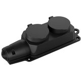 Braytron podsklop sa 2 utičnice IP44 crni BY72-01002 Cene