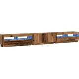TV ormarić LED boja drva 300x35x40 cm konstruirano drvo | shoptok.hr