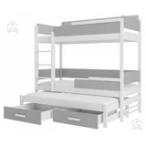 ADRK Furniture Pograd Queen - 80x180 cm - bel/siva