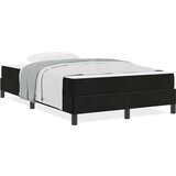 vidaXL Boxspring krevet s madracem Crna 120 x 190 cm Baršun | shoptok.hr