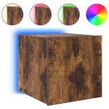  Zidni TV ormarić s LED svjetlima boja hrasta 30,5 x 35 x 30 cm | shoptok.hr