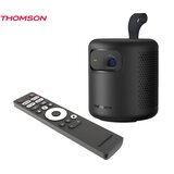 Thomson VEGA PG35B prenosni LED projektor, 4K UHD, HDR10+, Google TV, WiFi, Bluetooth, Dolby, polnilna baterija, 350 ANSI lumnov, STEREO zvočniki, AUTO poravnava / fokus, daljinec, črn (Premium Black) - - Bonajo | Shoptok.si