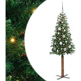 vidaXL Ožja jelka med 150 LED Zelena 150 cm PVC in trden bor | Shoptok.si