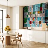  Foto tapeta - Sapphire Stained Glass 250x175 Vodootporna | shoptok.hr