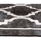  Perivi tepih crno-bijeli 80x300 cm protuklizni | shoptok.hr