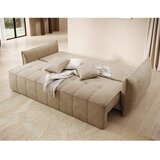 ELTAP Svjetlo smeđa baršunasti sklopiva/s prostorom za odlaganje sofa 242 cm Weltton – | shoptok.hr