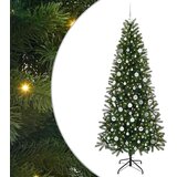 vidaXL Umestno božično drevo med 300 LED Zelena 210 cm PE in PVC | Shoptok.si