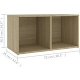  8-dijelni set TV ormarića boja hrasta sonome od iverice | shoptok.hr