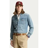 Polo Ralph Lauren Jeans srajca 710703936001 Modra Regular Fit