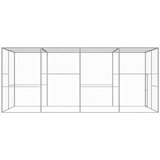 Kavez za mačke 6 x 3 x 2,5 m od pocinčanog čelika | shoptok.hr