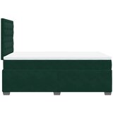  Krevet box spring s madracem tamnozeleni 120x190 cm baršunasti | shoptok.hr