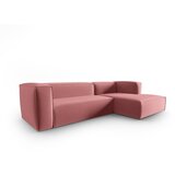 Cosmopolitan Design Ružičasta baršunasti kutna garnitura Mackay – | shoptok.hr
