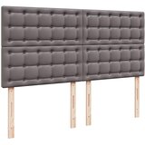  Otomanski okvir kreveta s madracem sivi 160x200cm umjetna koža | shoptok.hr