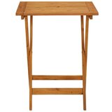  3-dijelni bistro set od tkanine i masivnog drva plava i bijela | shoptok.hr