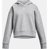 Under Armour Hoodie UA Rival Fleece Crop Hoodie-GRY - Girls | Shoptok.si