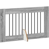  Vrata za pse z stojali 4 pcs Siva Sonoma 100 x 60 cm, (5000232755) | Shoptok.si