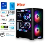 Računalnik TWR S10 i9-14900KF/RTX5080/64GB/2TB-4.0/1000W/Brez OS/črna RGB, (5000130861)