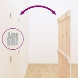 Zidno uzglavlje bijelo 108x3x110 cm od masivne borovine | Eponuda.com