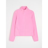 Sinsay Flis dukserica half-zip sa stojećim ovratnikom Slike