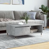 vidaXL Klubska mizica betonsko siva 90x60x35 cm inženirski les Cene