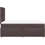  Krevet box spring s madracem tamnosmeđi 120 x 190 cm od tkanine | shoptok.hr