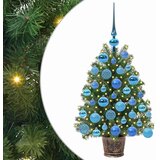 vidaXL Umestno božično drevo med 150 LED Zelena 75 cm PE in PVC, (5000067417) Cene
