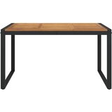  Vrtni stol s U-nogama 140 x 80 x 75 cm od masivnog drva bagrema | shoptok.hr