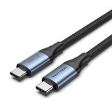 Vention Cotton Braided USB 4.0 C Male to C Male 5A Cable 1m | shoptok.hr