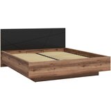 MID.YOU postelja 180 cm x 200 cm , leseni material črna, barve hrasta | Shoptok.si