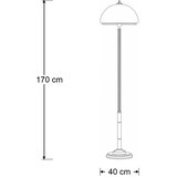 Brilagi Podna lampa TAURUS 2xE27/15W/230V bronza | Eponuda.com