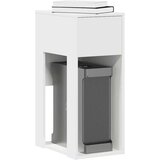 vidaXL Računalniški stolp s predalom bela 30x44x74 cm | Shoptok.si