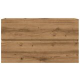 vidaXL Omarica za umivalnik artisian hrast 90x38,5x45 cm inž. les | Shoptok.si