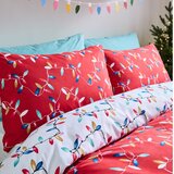 Catherine Lansfield Crvena posteljina za bračni krevet od mikrovlakana 200x200 cm Christmas Lights – | shoptok.hr