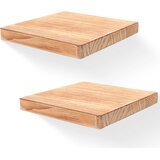 FURAOMEILI 2x stenska polica - 20,3 x 20,3 | Shoptok.si