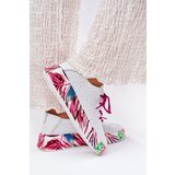 VINCEZA Women's Leather Sneakers On Patterned Platform | Shoptok.si