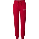 Versace Jeans Couture Hlače siva / vatreno crvena