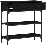  Konzolna stolica Crni hrast 72,5 x 25 x 75 cm Konstruirano drvo | shoptok.hr