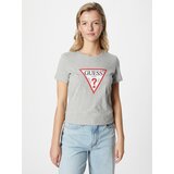 Guess Majica pegasto siva / živo rdeča / črna / bela | Shoptok.si