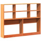 vidaXL Uzglavlje sa spremištem voštano smeđe 150cm od masivne borovine | shoptok.hr