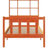 vidaXL Krevet s regalom za knjige bez madraca 90 x 190 cm od borovine | shoptok.hr
